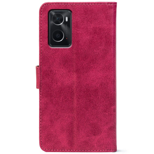 Чохол-книжка Crazy Horse Clasic для Oppo A76 / A96 Magenta (Front) (46588) - зображення 3