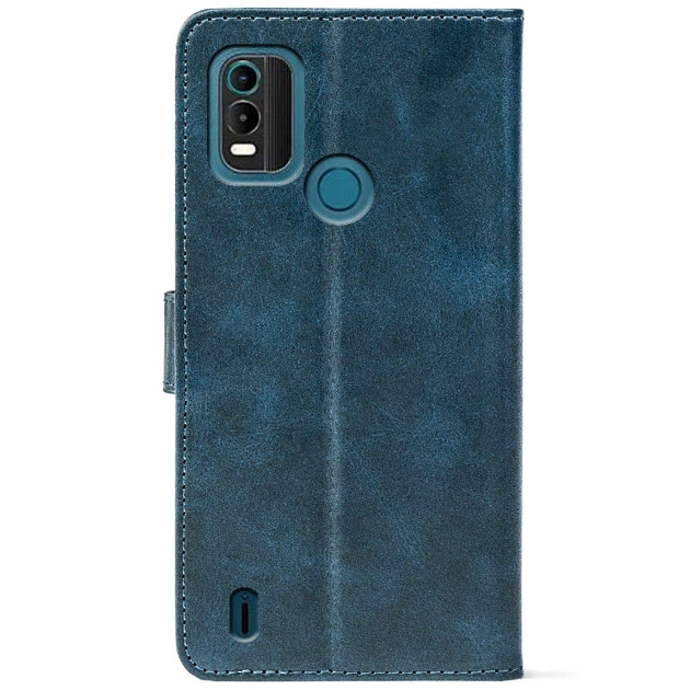 Чохол-книжка Crazy Horse Clasic для Nokia C21 Plus Dark Blue (Front) (46461) - Фото 3 Чохол-книжка Crazy Horse Clasic для Nokia C21 Plus Dark Blue (Front) (46461) - изображение 3