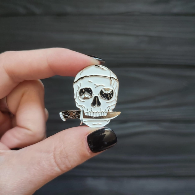 Кольцо с черепом – маленький череп (серебро)