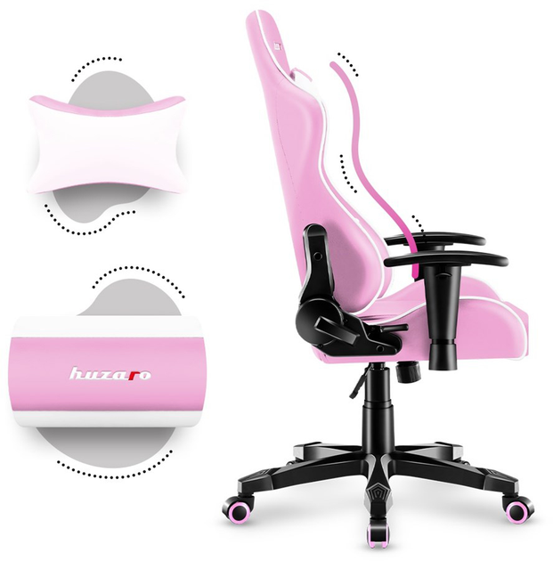 Ігрове крісло huzaro HZ-Ranger 6.0 Pink - зображення 5