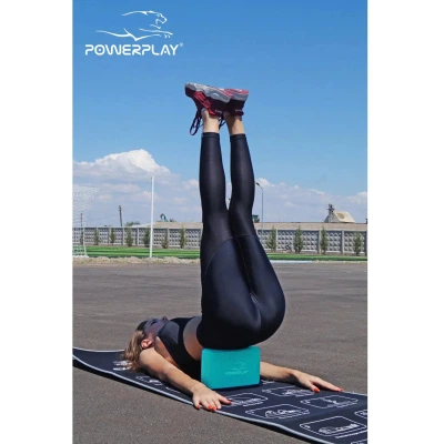 Блок для йоги PowerPlay 4006 Yoga Brick М'ятний (PP_4006_Mint_Yoga_Brick) - зображення 9