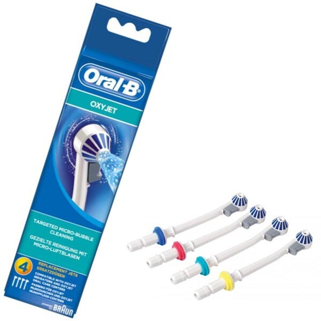 Насадки для ирригатора Oral-B Oxyjet ED17-4 Replacement Jets 4 шт ...