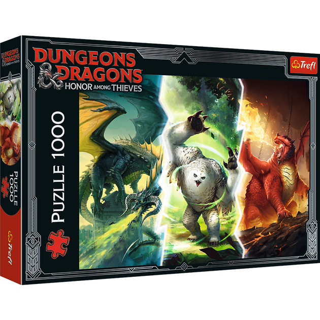 Пазлы Trefl "Legendary Monsters of Faerun" 1000 элементов 68х48 см 10763 - Фото 1 Пазлы Trefl "Legendary Monsters of Faerun" 1000 элементов 68х48 см 10763 - изображение 1
