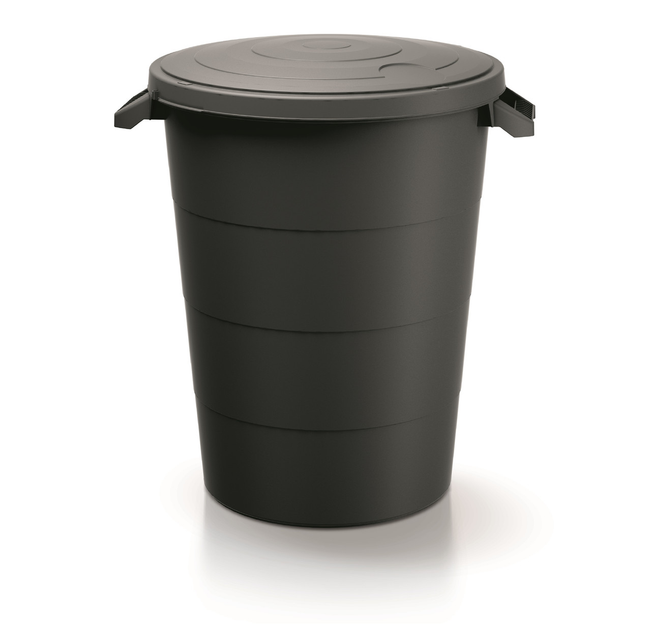 Бак для мусора Prosperplast Smooth 120 л, черный – фото, отзывы ...