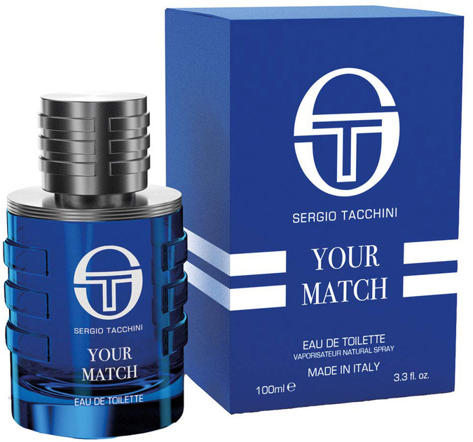 Woda toaletowa męska Sergio Tacchini Your Match 100 ml (810876032353) - obraz 1