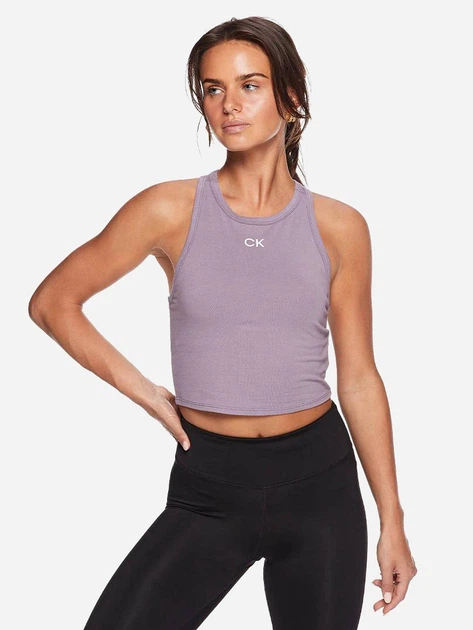 Спортивный топ для бега женский Calvin Klein 953283296 L Сиреневый (1159785311) - изображение 5