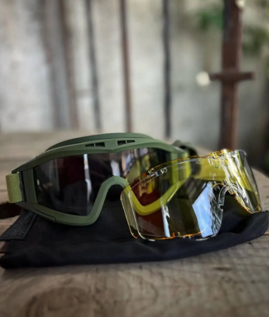 Тактичні балістичні окуляри-маска No Brand 17023121 - изображение 1