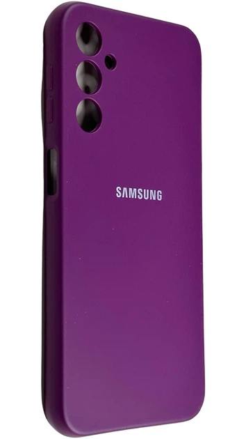 Чехол Soft Case на Samsung Galaxy A24 баклажановый - Фото 2 Чехол Soft Case на Samsung Galaxy A24 баклажановый - изображение 2