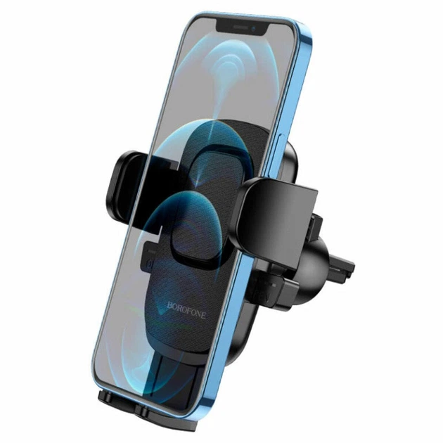 Тримач для мобільного BOROFONE BH69 air outlet car holder Black - Фото 5 Тримач для мобільного BOROFONE BH69 air outlet car holder Black - изображение 5