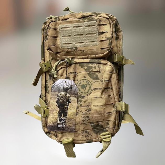 Військовий рюкзак 50 л WOLFTRAP, Жандарм, тактичний рюкзак для військових, армійський рюкзак для солдатів - зображення 1