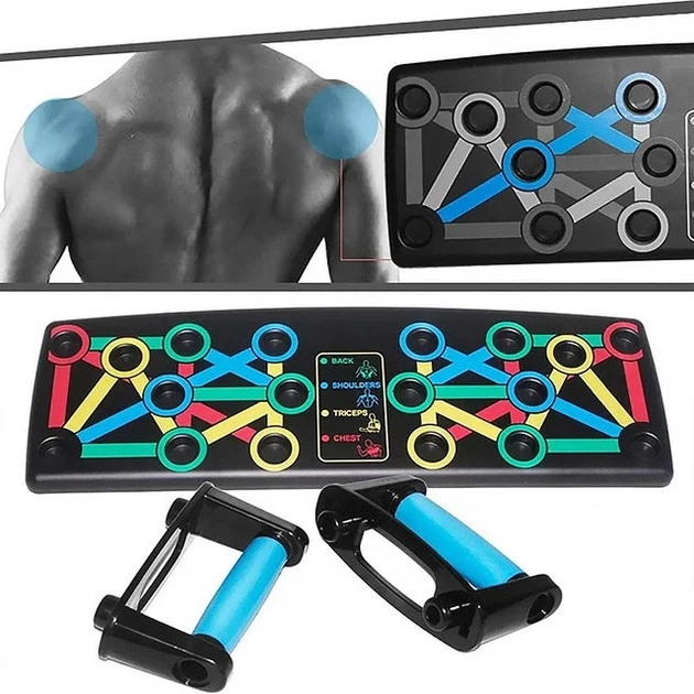 Платформа Functional Push Up 14в1 тренажер для віджимань дошка (YU8SH7172) - зображення 5