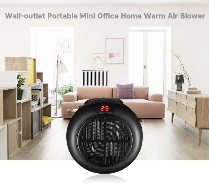 Обогреватель портативный с LCD дисплеем Warm Air Blower 900 watt &nbsp; Warm Air Blower 900 (1078MNBGRV) CLS55 - изображение 5