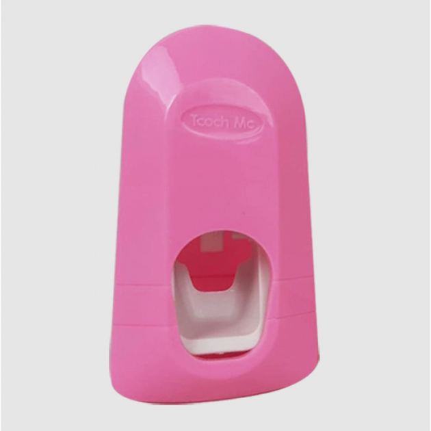 Тримач для зубних рахів із дозатором для зубної пасти Toothpaste Dispenser JX1000 Рожевий - зображення 2