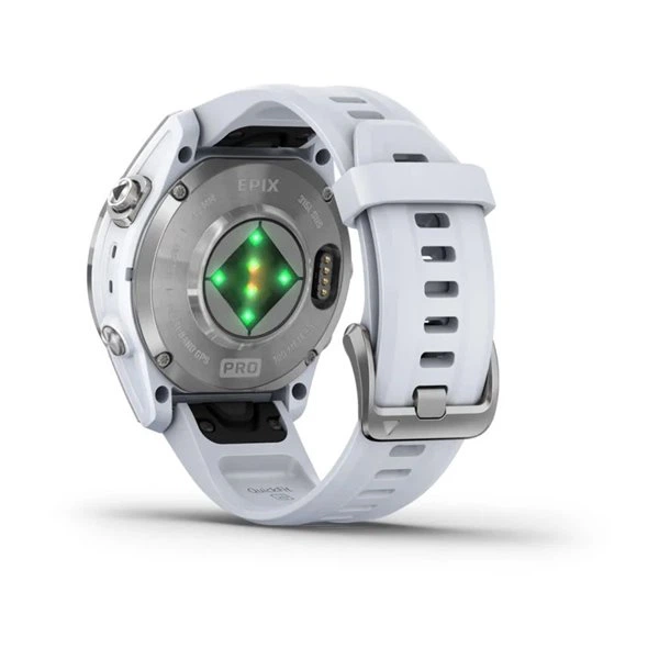 Смарт-годинник Garmin epix Pro (Gen 2) Standard Edition 42 mm Silver with Whitestone Band (753759317959) - зображення 11