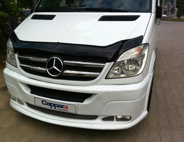 Дефлектор капота 2006-2013 (EuroCap) для Mercedes Sprinter W906 рр - зображення 3