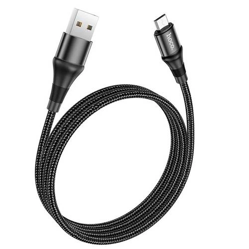Кабель Hoco X50 Excellent USB to Type-C 2.4А 1м чорний - изображение 2