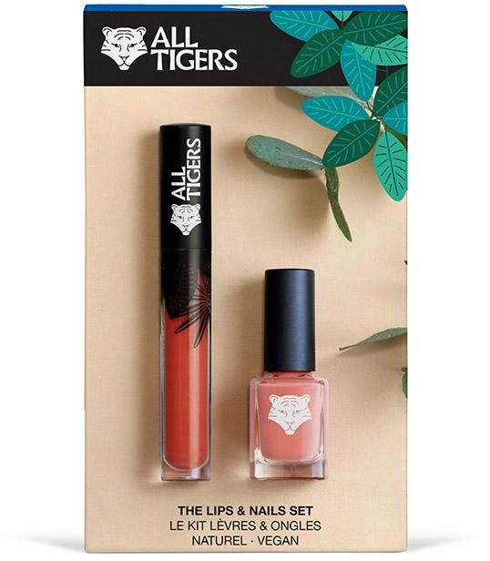 Zestaw kosmetyków All Tigers Natural & Vegan Lips & Nails (3701243221050) - obraz 2