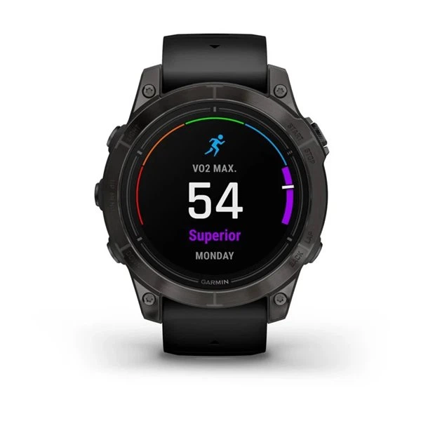 Смарт-годинник Garmin epix Pro (Gen 2) Sapphire Edition 47 mm Carbon Grey DLC Titanium with Black Band (010-02803-11) - зображення 2