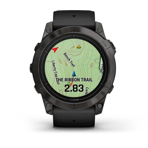 Smartwatch  Garmin epix Pro (Gen 2) Sapphire Edition 51 mm Carbon Grey DLC Titanium with Black Band (010-02804-01) - obraz 7