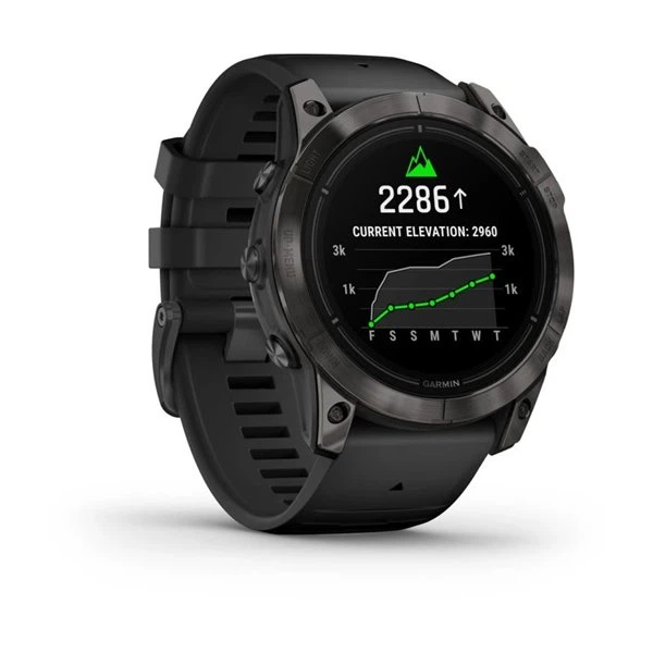 Smartwatch  Garmin epix Pro (Gen 2) Sapphire Edition 51 mm Carbon Grey DLC Titanium with Black Band (010-02804-01) - obraz 3
