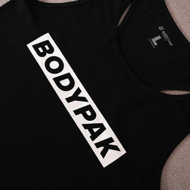 Tank top męski sportowy BODYPAK M Czarny (1000000000079) - obraz 2