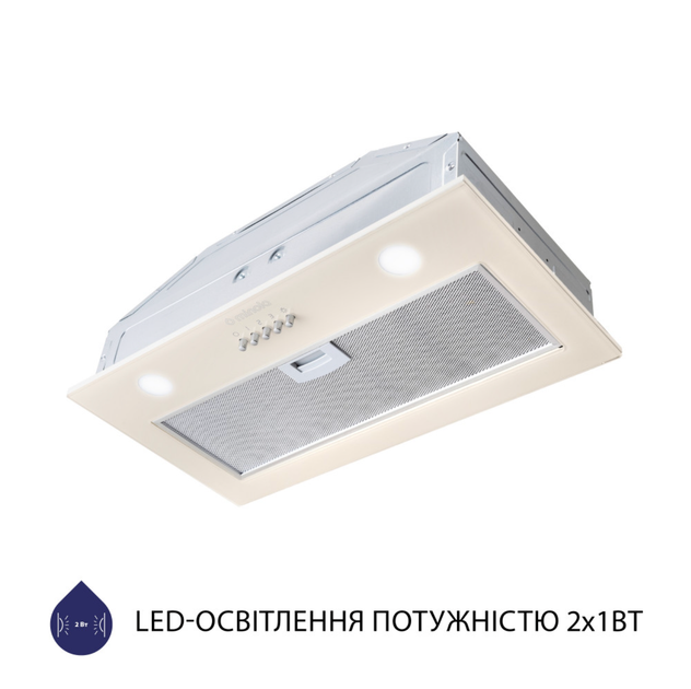 Витяжка повновбудована Minola HBI 5262 IV GLASS 700 LED - зображення 3
