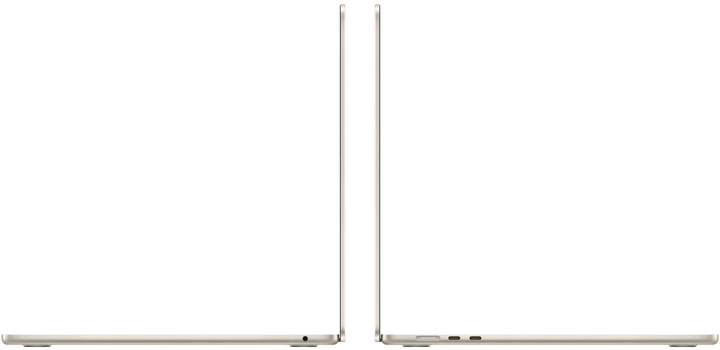 Laptop Apple MacBook Air 15.3" M2 8/512GB 2023 (MQKV3ZE/A) Starlight - obraz 4