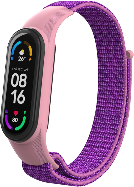 Фото - Ремінець для годинника / браслета ArmorStandart Ремінець  для Xiaomi Mi Band 7/6/5/4 Purple  (ARM67854)
