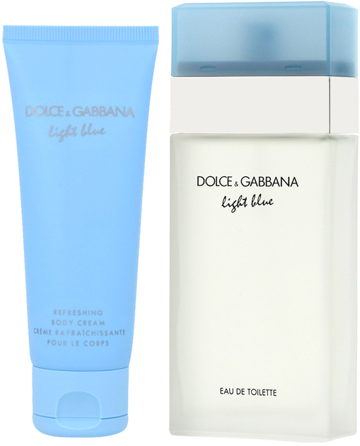 Zestaw damski Dolce&Gabbana Light Blue Women Woda toaletowa damska 100 ml + Krem do ciała 75 ml (3423473139850) - obraz 2