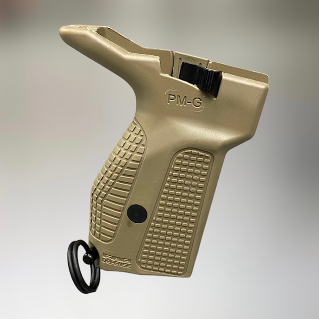 Рукоятка пистолетная для ПМ, FAB Defence PM-G L, под левую руку, цвет – Койот, рукоятка для ПМ с кнопкой сброса Койот - изображение 1