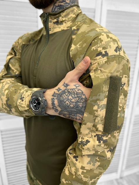 Тактична сорочка убакс Піксель Оліва XL - зображення 2