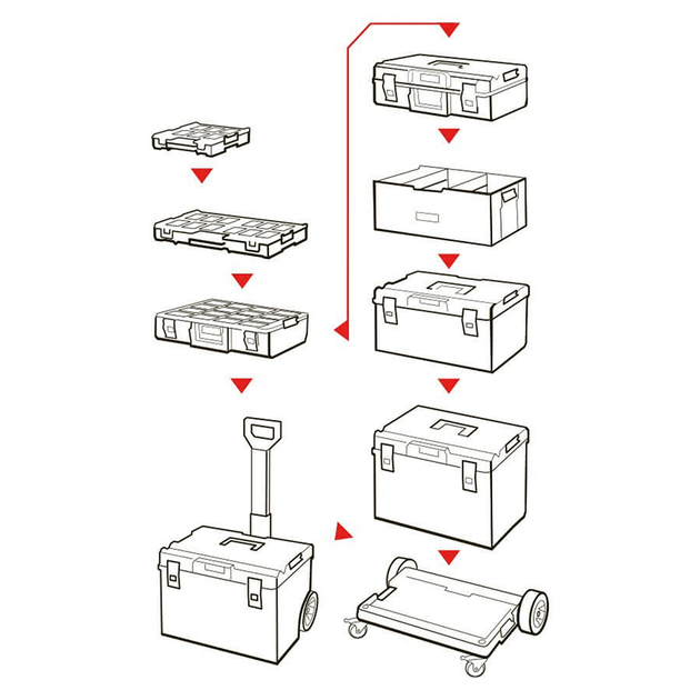 Універсальна модульна скринька для інструментів Qbrick System ONE 200 2.0 Profi - изображение 2