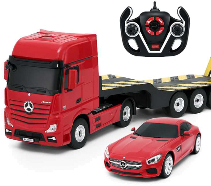 Машинка Rastar Mercedes-Benz Actros + AMG GT 1:24 (6930751310995) - зображення 2