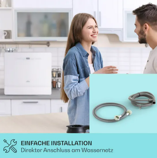 Отдельная посудомоечная машина Emerald 5 Slim с 7 программами сенсорного управления - Фото 7 Отдельная посудомоечная машина Emerald 5 Slim с 7 программами сенсорного управления - изображение 7