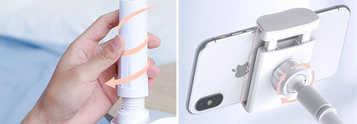 Универсальный настольный держатель Baseus Unlimited Adjustment Lazy Phone Holder для телефона или планшета Silver (721724) - Фото 7 Универсальный настольный держатель Baseus Unlimited Adjustment Lazy Phone Holder для телефона или планшета Silver (721724) - изображение 7