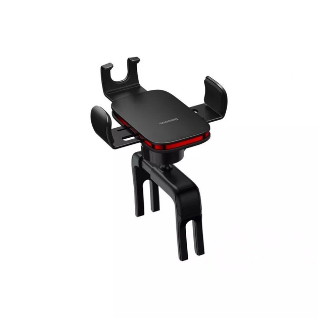 Автодержатель Baseus Metal Age Gravity Car Mount Round Air Vent Version Black (770903) - изображение 5