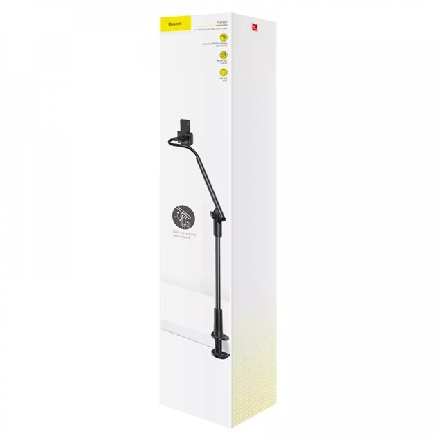 Универсальный настольный держатель Baseus Unlimited Adjustment Lazy Phone Holder для телефона или планшета Grey (770907) - Фото 4 Универсальный настольный держатель Baseus Unlimited Adjustment Lazy Phone Holder для телефона или планшета Grey (770907) - изображение 4