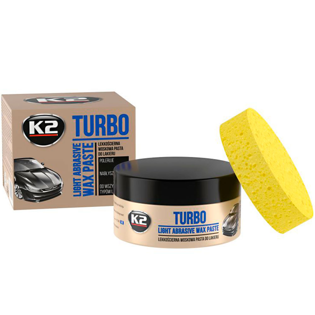 Восковая паста для полировки кузова K2 Turbo (K004) 250г – фото, отзывы ...