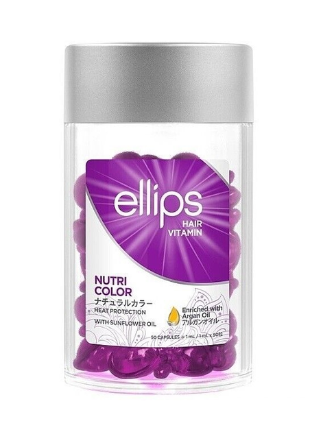 Витамины для волос Ellips "Сияние цвета" Vitamin Nutri Color With ...
