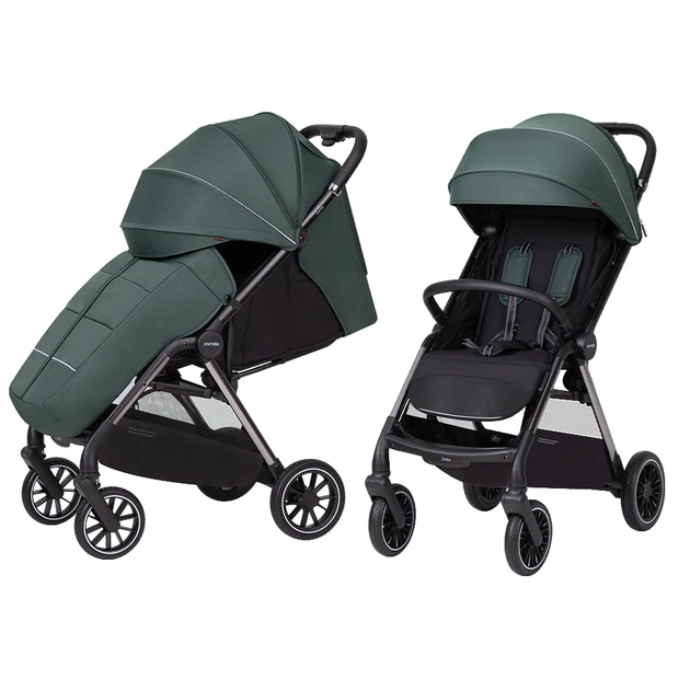 Коляска прогулянкова Carrello Delta CRL-5517 Jungle Green + чохол на ніжки - Фото 1 Коляска прогулянкова Carrello Delta CRL-5517 Jungle Green + чохол на ніжки - зображення 1