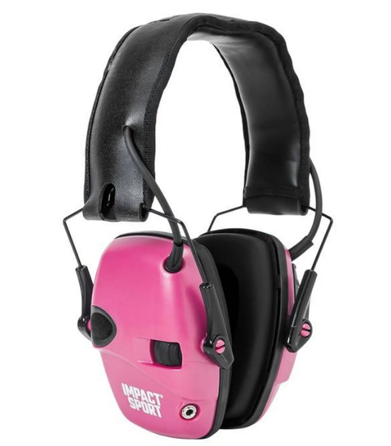 Навушники активні тактичні шумоподавлюючі Impact Sport R-02523 NRR 22дБ Pink - зображення 1
