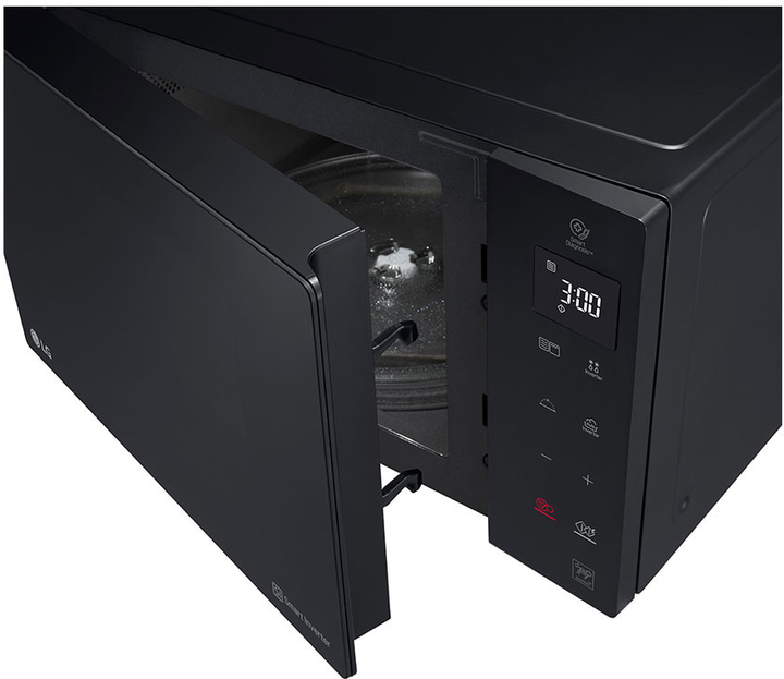 Мікрохвильова піч LG NeoChef MH6535GIS Чорна - зображення 5