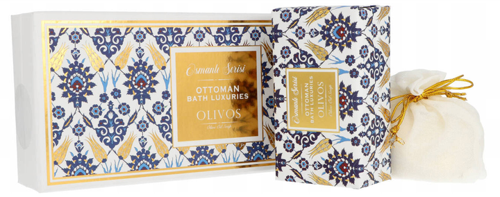 Набір Olivos Ottoman Bath Luxuries Pattern 2 Soap Bar 250 г + Granular Soap 100 г (8681917312138) - зображення 1