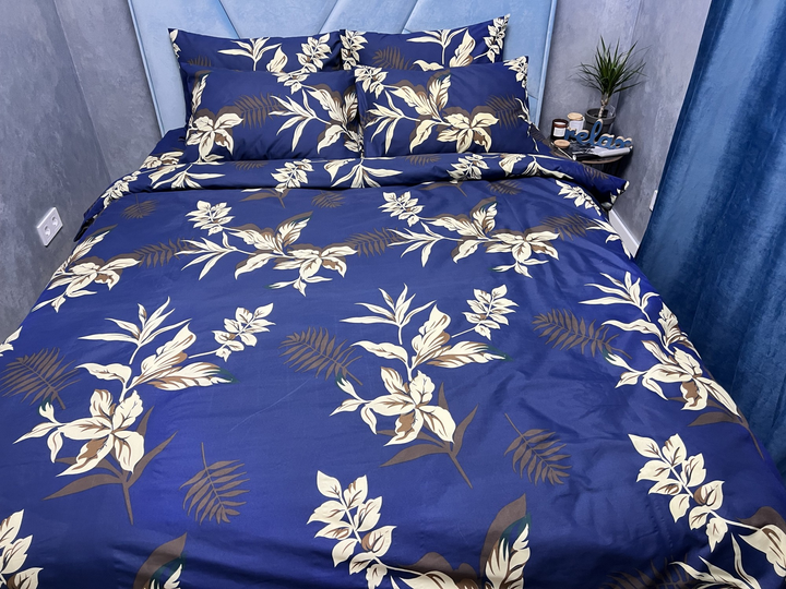 Комплект постельного белья MoonStar Микросатин Premium «Lily Azure ...