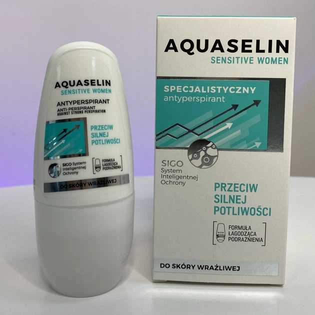 Антиперспирант для женщин с повышенным потоотделением Aquaselin SENSITIVE Women Deo - Фото 1 Антиперспирант для женщин с повышенным потоотделением Aquaselin SENSITIVE Women Deo - изображение 1