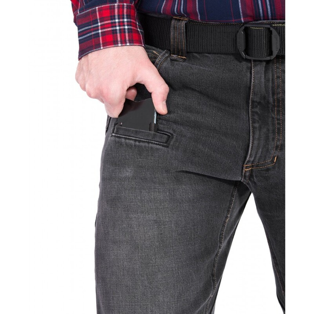 Тактичні джинси Pentagon ROGUE Jeans K05028 33/32, Чорний - зображення 2