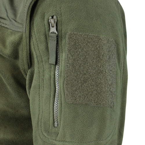 Тактична куртка флісова Condor ALPHA Mirco Fleece Jacket 601 XXX-Large, Олива (Olive) - зображення 15