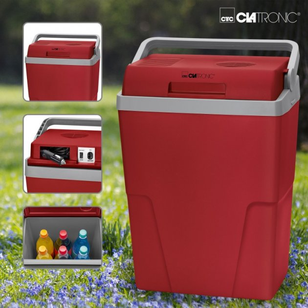 Автомобильный переносной мини холодильник Clatronic KB 3713 Red ...