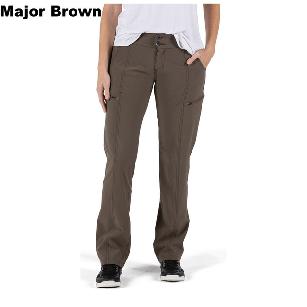 Стрейчеві жіночі тактичні штани 5.11 Tactical MESA PANT 64417 4 Regular, Major Brown - зображення 1