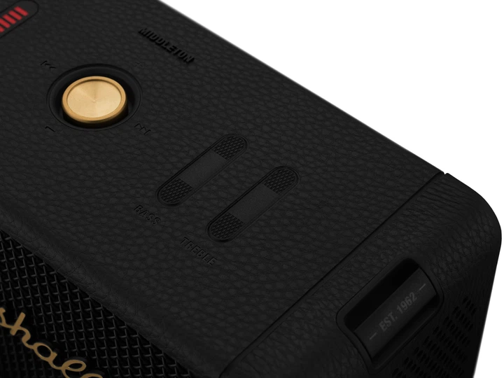 Портативна колонка Marshall Middleton 60W Black and Brass (1006034) - зображення 7